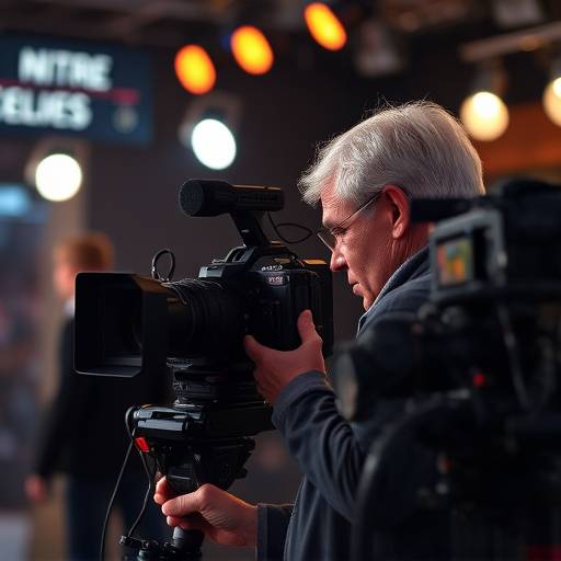 Director directing a live television broadcast