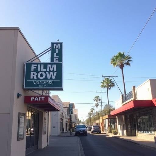 Exterior view of Directing Mastery Academy located on Film Row in Los Angeles