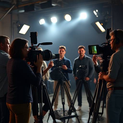 Television directing workshop session